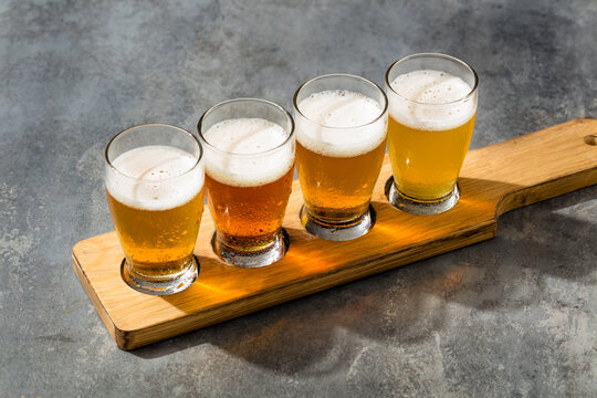 Boozy Refreshing IPA Craft Beer Flight