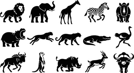 Prehistoric Dinosaur Silhouette Collection – T Rex, Triceratops, Stegosaurus Vector Set © MDSumon