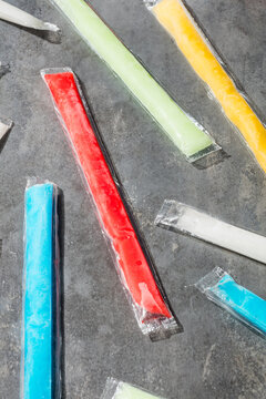 Sweet Cold Refreshing Freezer Ice Popsicles