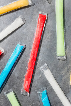 Sweet Cold Refreshing Freezer Ice Popsicles