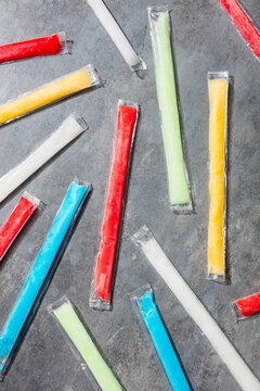 Sweet Cold Refreshing Freezer Ice Popsicles