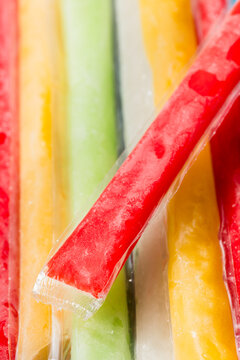Sweet Cold Refreshing Freezer Ice Popsicles