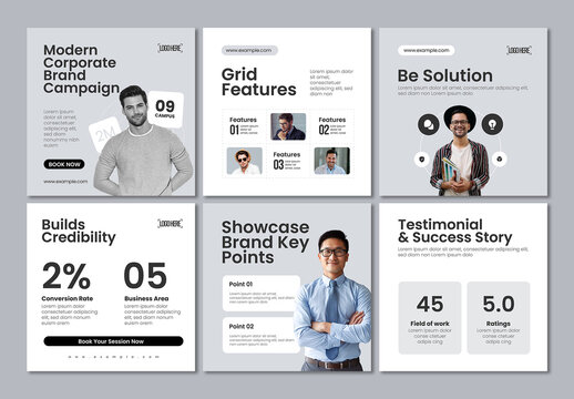 Modern Corporate Business Social Media Post Template