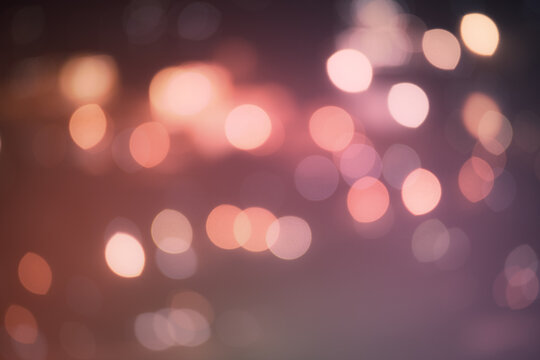 Abstract bokeh blurred colorful lights background