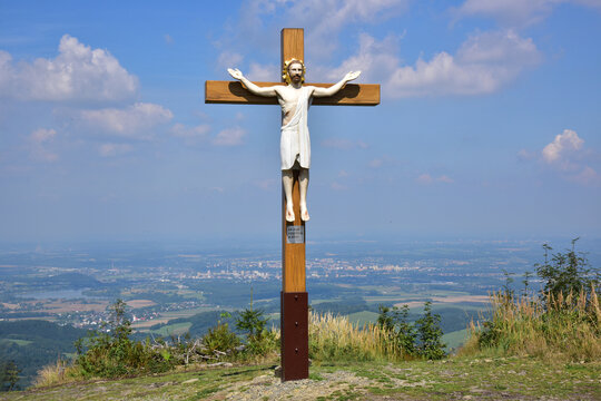 Peak of Ondrejnik cross