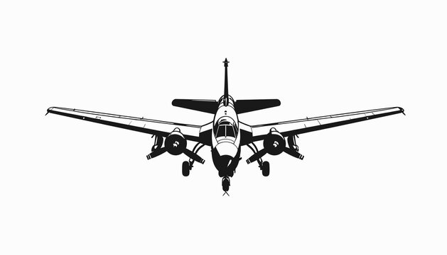 Airplane Flying in the Sky.