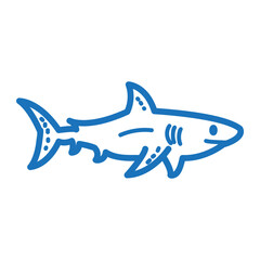 Naklejka premium mako shark icon