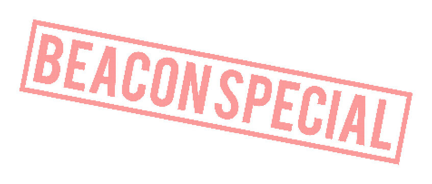 Beaconspecial Pixel Art Logo on Transparent Background