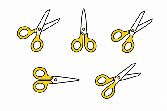 scissors and the words