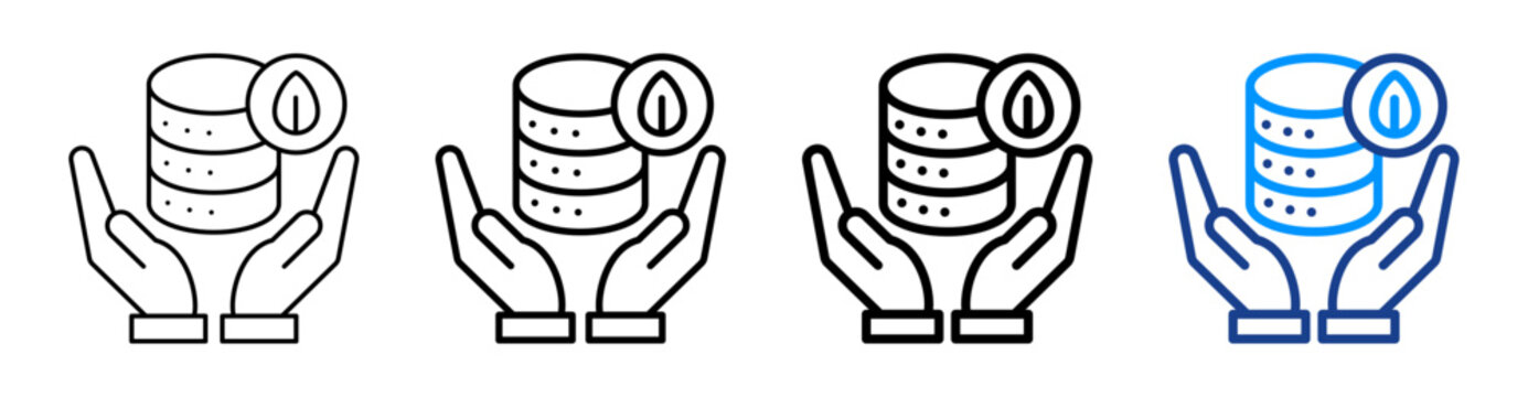 Data Freshness Outline Icon Set