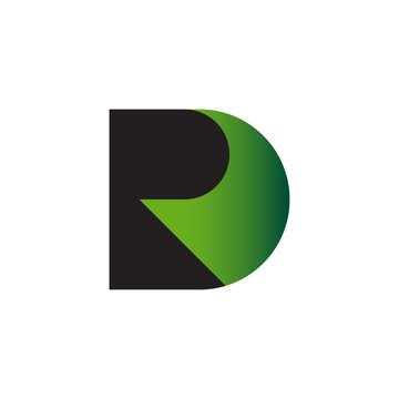 letter RD monogram unique logo vector