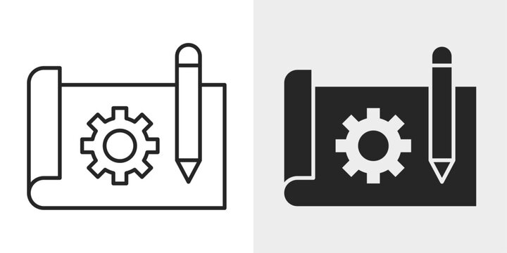 Prototype Icon represents product prototyping, interface testing, and design development.