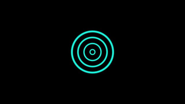 radio wave and voice recording podcast mic microphone button icon animation. Audio microphone icon animation. 4k speech, vocal, studio, wave, voice, recording,