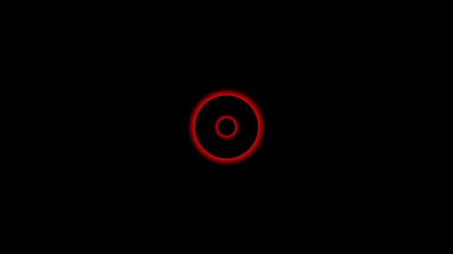 radio wave and voice recording podcast mic microphone button icon animation. Audio microphone icon animation. 4k technology, interface, symbol, control, 