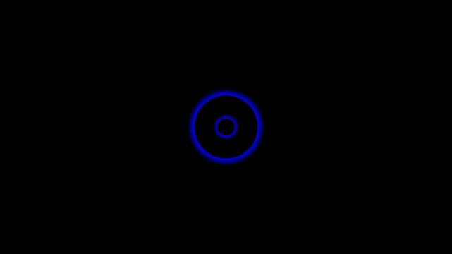 radio wave and voice recording podcast mic microphone button icon animation. Audio microphone icon animation. 4k 