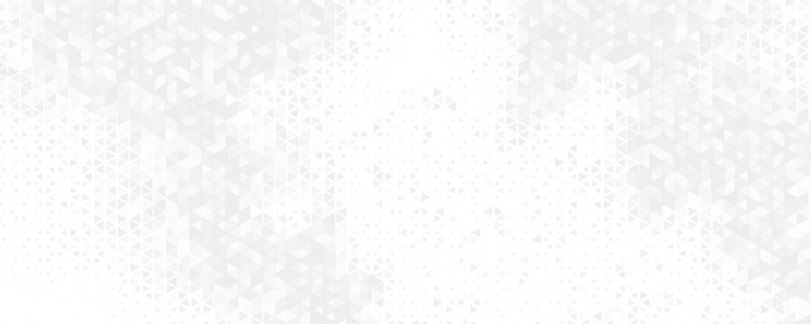 White and gray polygon Mosaic triangle overlap texture background. Vector geometric seamless gray, white cube square low polygon background. abstract surface creative diamond pattern corporate.