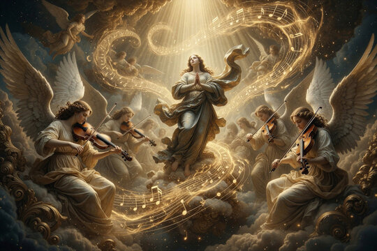 Assumption of the Blessed Virgin Mary &ndash; Heavenly Ascension with Angels