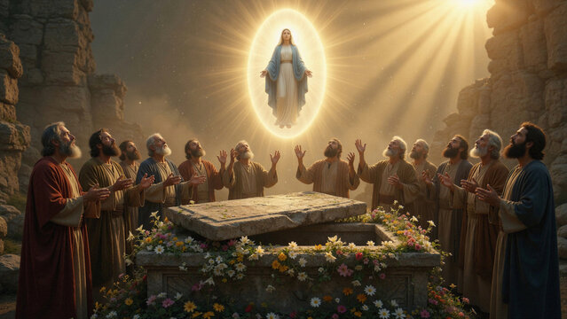 Assumption of the Blessed Virgin Mary &ndash; Heavenly Ascension with Angels