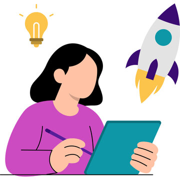 Startup and Innovation Illustration