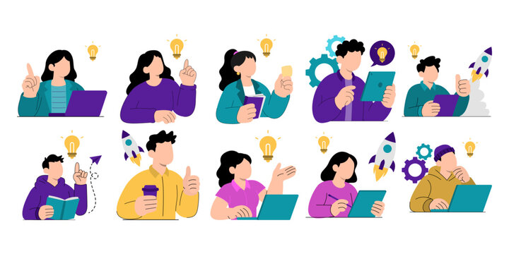Startup and Innovation Illustration