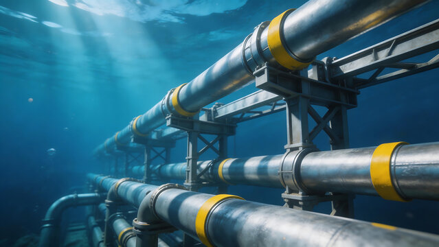 Underwater industrial pipeline system