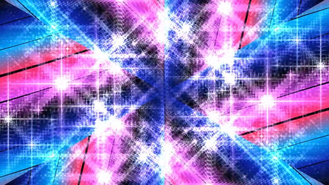 Abstract Light Show: A vibrant and dynamic abstract visual with swirling patterns of blue and pink light, creating a dazzling display of energy and movement.