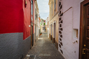 Fototapeta premium Cityscape of Tazacorte (La Palma, Spain)