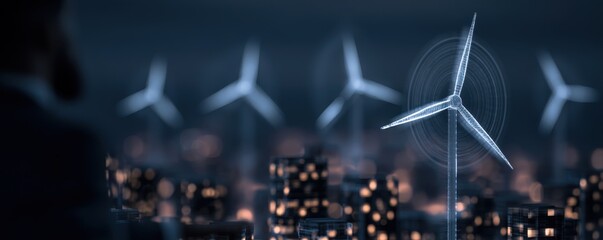 Obraz premium Adopting a renewable energy strategy improves ESG scores and demonstrates responsibility for the environment while creating measurable sustainability impact