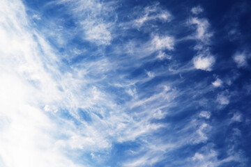 Obraz premium Sky landscape with clouds in pastel colors