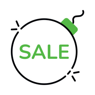 Premium download icon of explosive sale 
