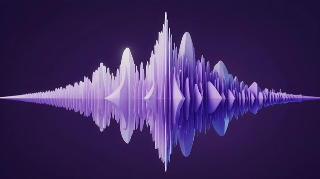 Sound Wave Visualization in Vibrant Colors