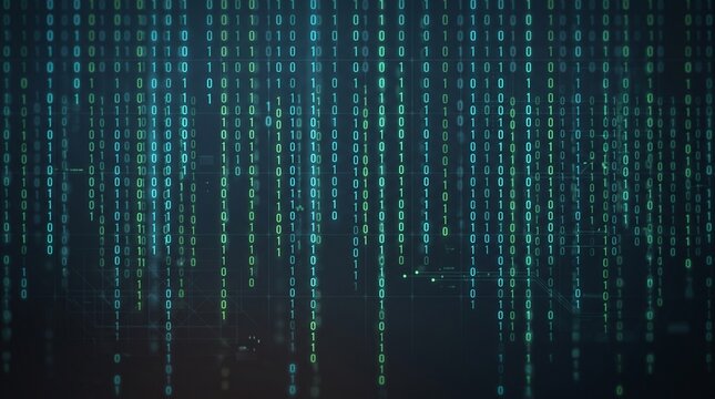 Digital Binary Code Display