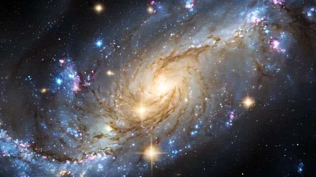 Stunning deep space images featuring vibrant galaxy formations and cosmic star clusters capturing the universe's beauty