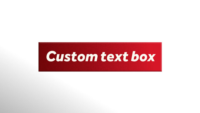 Text Reveal in Adjustable Text Box with Custom Styling 