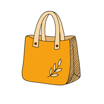Shopping bag, bag with a summery vibe and flowers. Reusable shopping bag. Eco-friendly shopping bag. Vector image.
stration