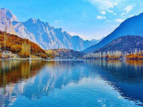 lake in the mountains