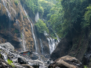 Cascada de Tumpak Sewu, en la parte oriental de la Isla de Java, en Indonesia © Xavier