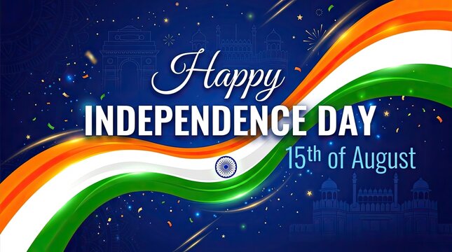Happy independence day india 15th august celebrations