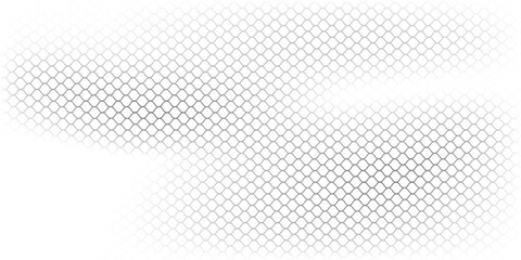 Fishing or soccer net. Repeated hexagon pattern. Black wired mesh texture isolated on white background. Metallic or fabric fence, cage or lattice structure. Vector graphic Illustration. © subang