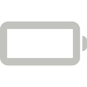 Battery icon power level and charge indicator