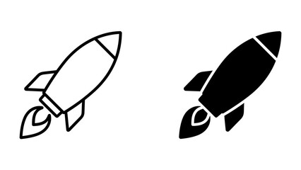 Rocket Icon Set © Ajhar234