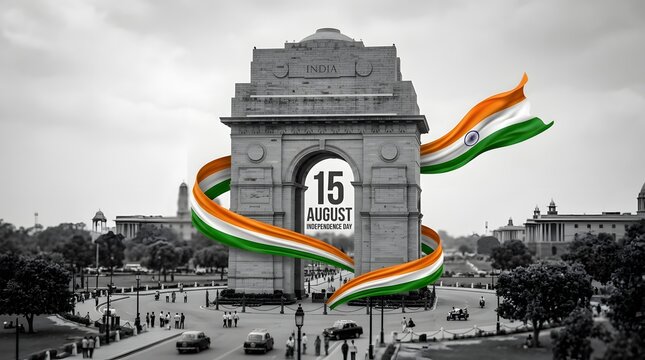 India celebrates 15th august independence day with patriotic spirit and national pride