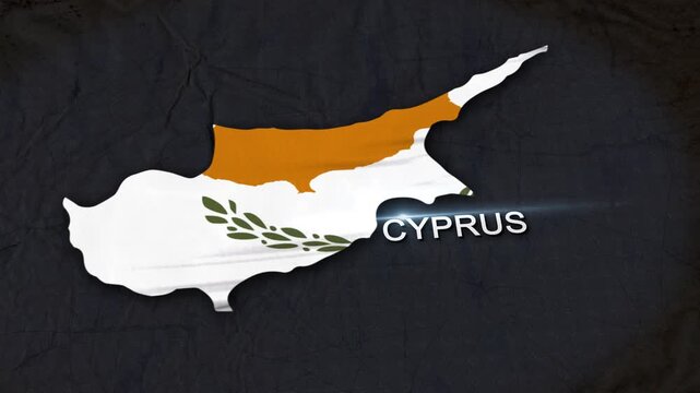 Cyprus Map Animation 4K