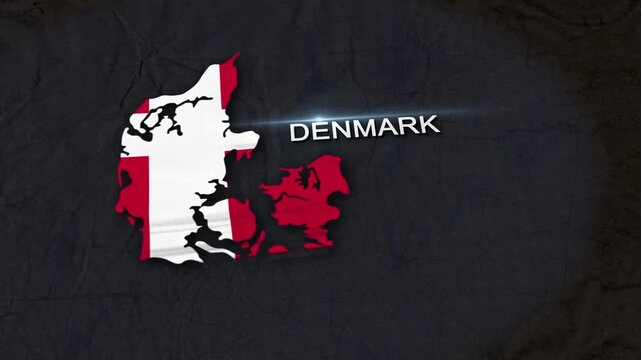 Denmark Map Animation 4K