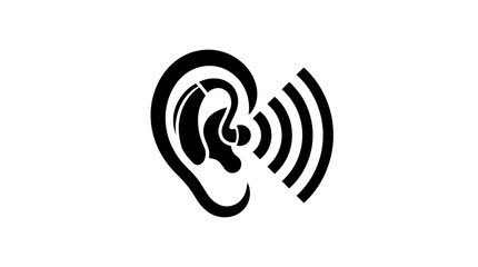 Sound Waves Entering Human Ear. © almeera