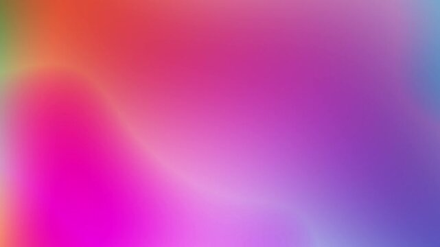 Bright magenta and soft coral pink fluid gradient motion loop with warm yellow hints. A beautiful glowing abstract backdrop perfect for elegant presentation backgrounds and video transitions