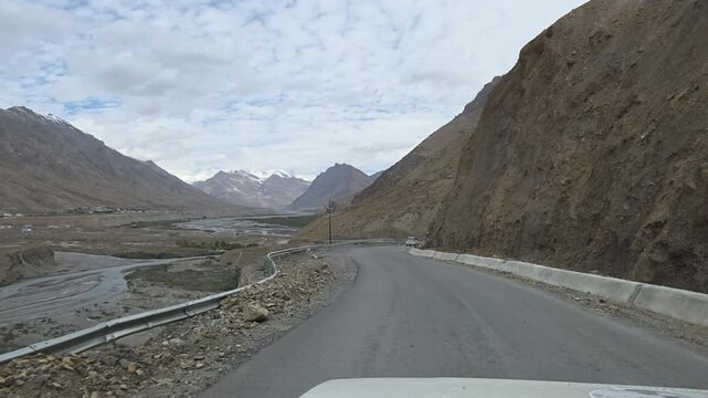 Remote Sandy Mountains of the Himalayas