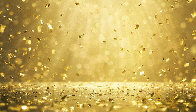 NYE confetti blur