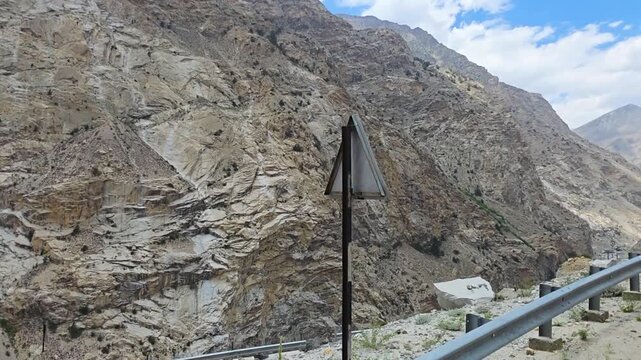 Himalayan Road Surrounded by Nature