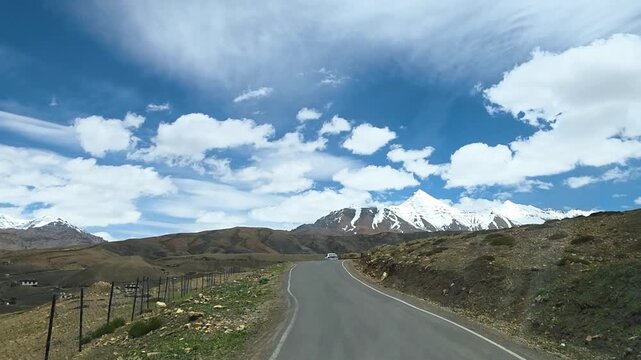 Mountain Roads Surrounded by Rocky Terrain